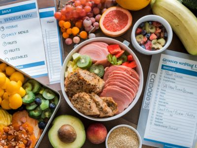 Wie strukturiere ich einen realistischen ernährungsplan bei hormontherapie mit beispieltagen und einkaufsliste