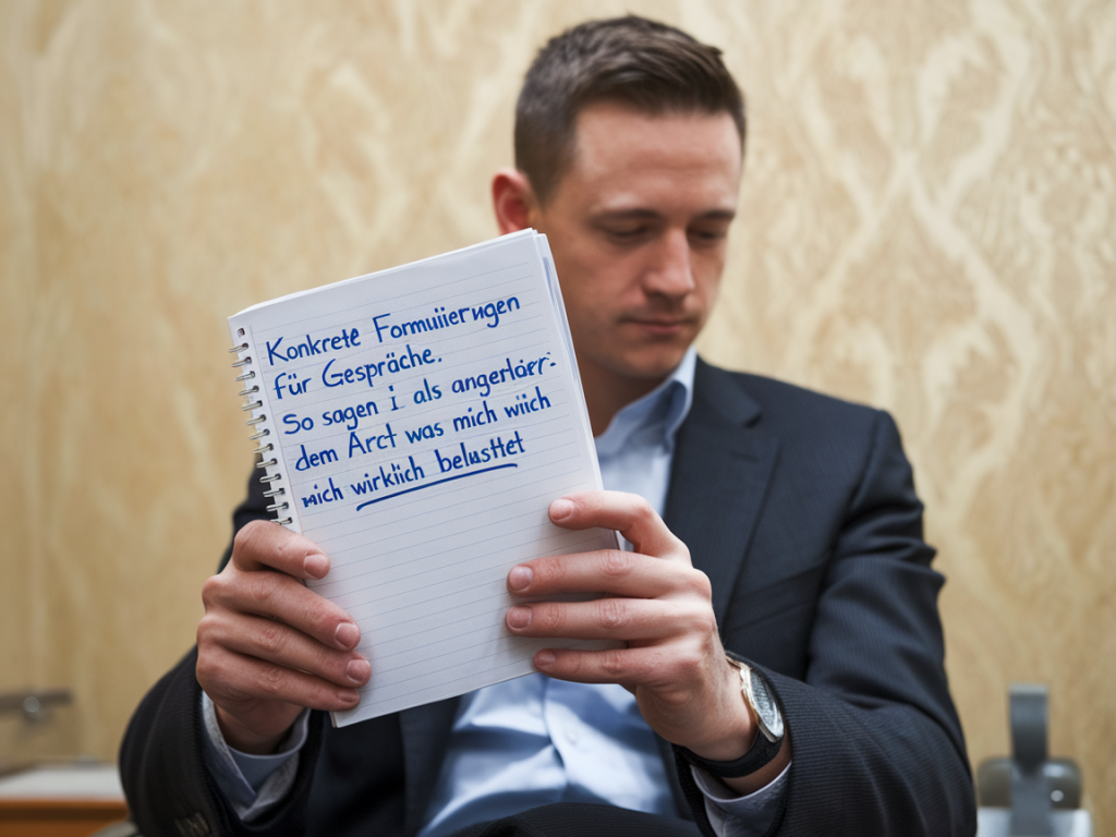 Konkrete formulierungen für gespräche: so sage ich als angehöriger dem arzt, was mich wirklich belastet